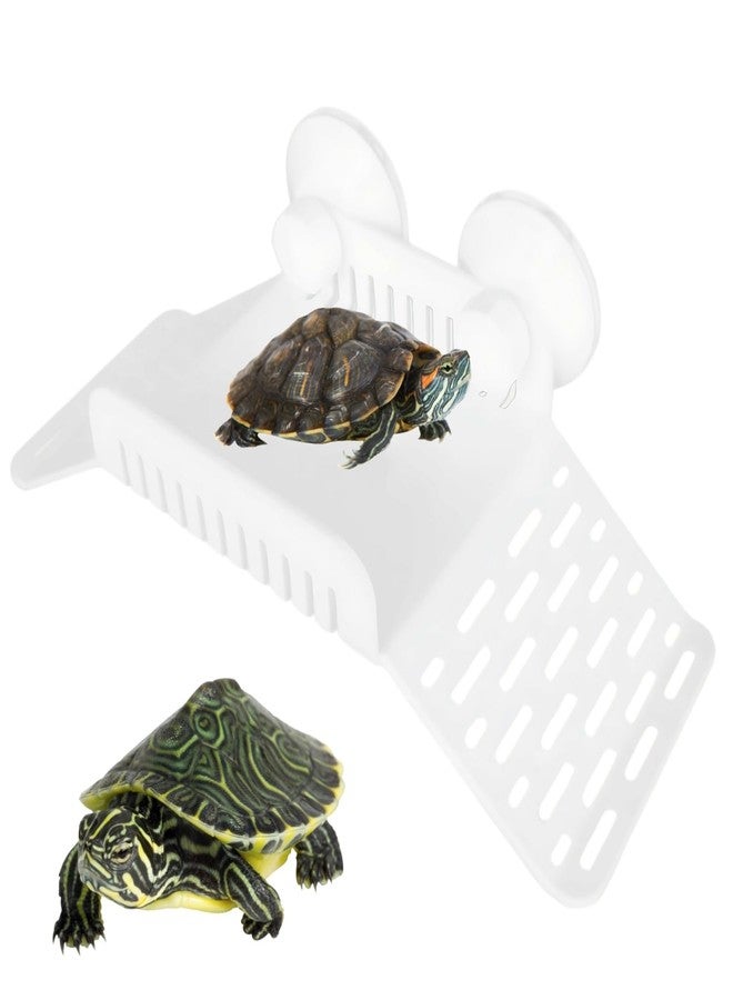 Western Era Turtle Basking Platform with Suction Cups - Durable, Floating Dock with Textured Ramp for Turtles, Amphibians, Reptiles, Designed for Comfortable Sunbathing & Climbing in Aquatic Habitats - Image 1
